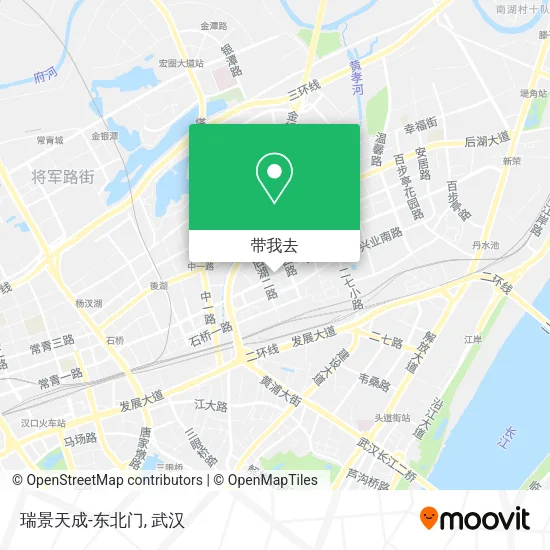 瑞景天成-东北门地图