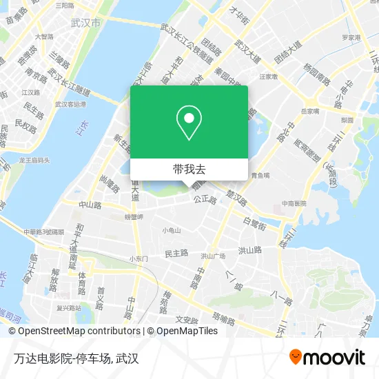 万达电影院-停车场地图