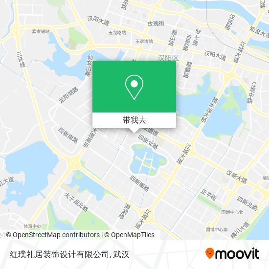 红璞礼居装饰设计有限公司地图