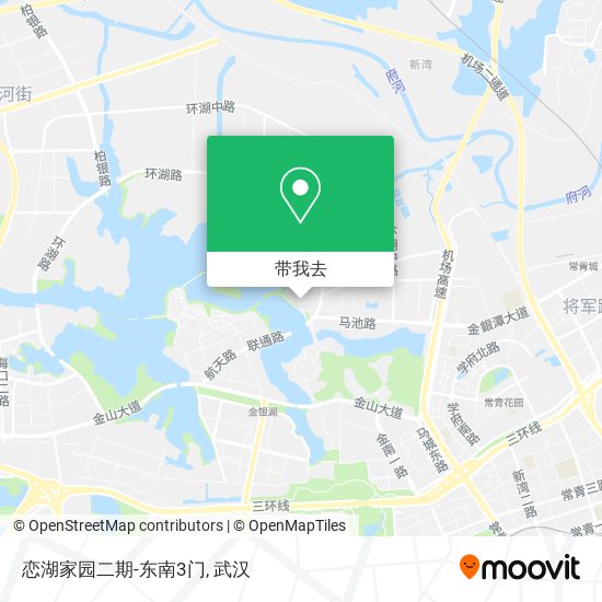 恋湖家园二期-东南3门地图
