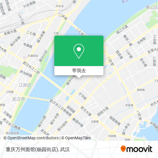 重庆万州面馆(杨园街店)地图