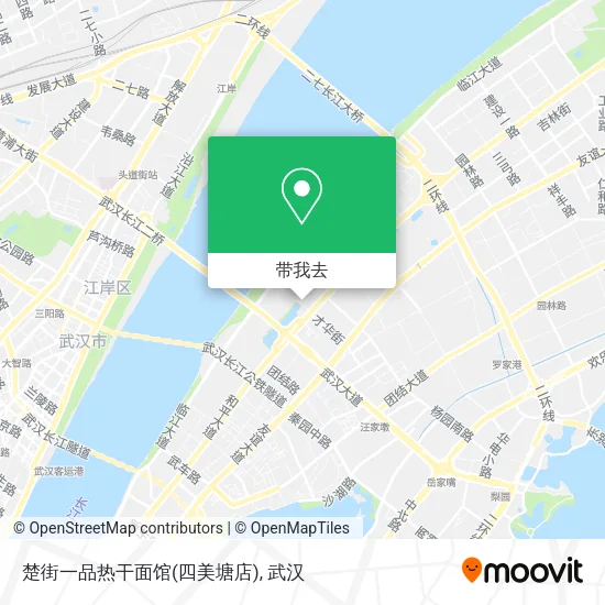 楚街一品热干面馆(四美塘店)地图