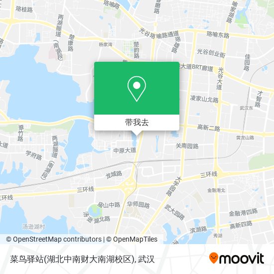 菜鸟驿站(湖北中南财大南湖校区)地图
