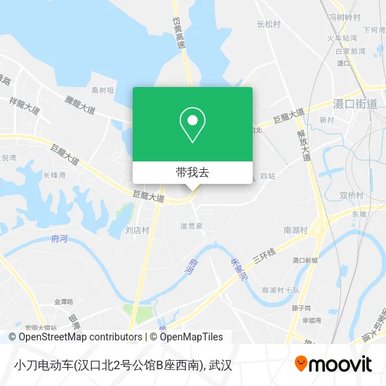 小刀电动车(汉口北2号公馆B座西南)地图
