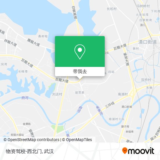 物资驾校-西北门地图
