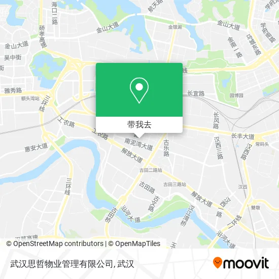 武汉思哲物业管理有限公司地图