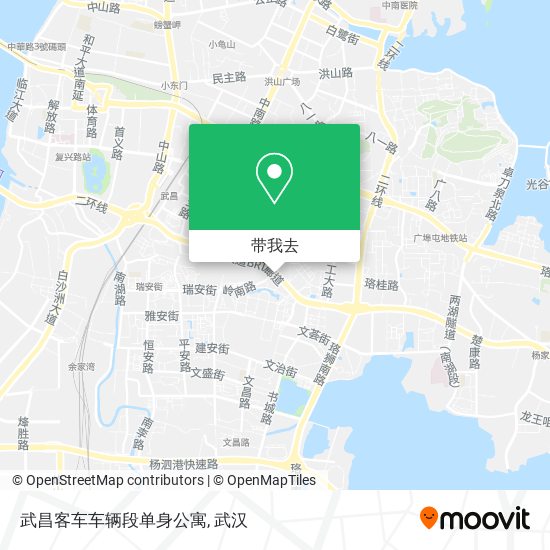 武昌客车车辆段单身公寓地图