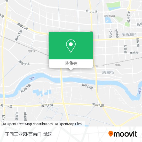 正同工业园-西南门地图