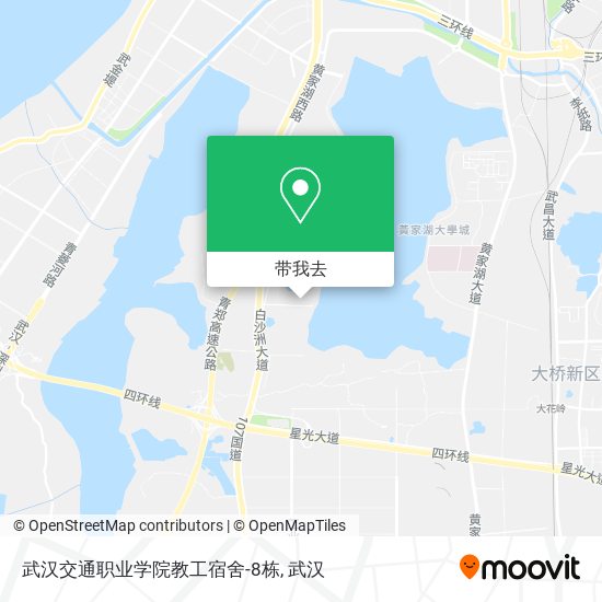 武汉交通职业学院教工宿舍-8栋地图