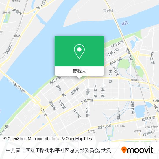 中共青山区红卫路街和平社区总支部委员会地图