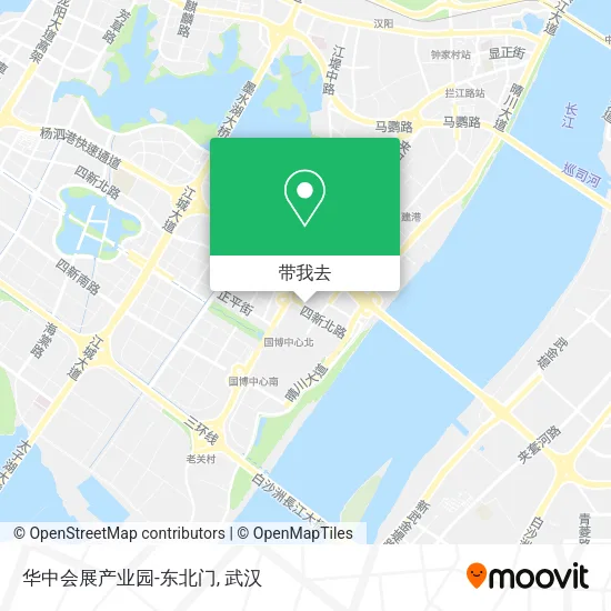华中会展产业园-东北门地图