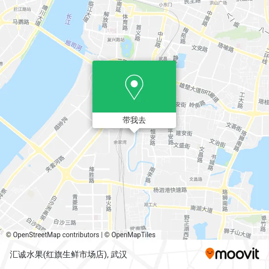 汇诚水果(红旗生鲜市场店)地图