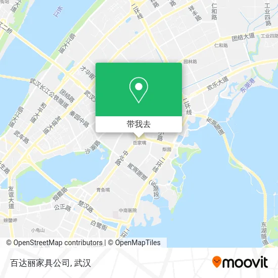 百达丽家具公司地图