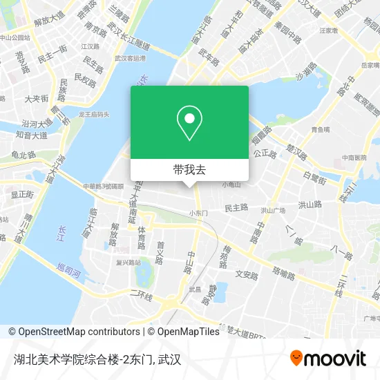 湖北美术学院综合楼-2东门地图