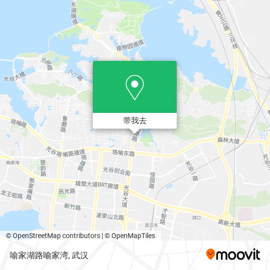 喻家湖路喻家湾地图