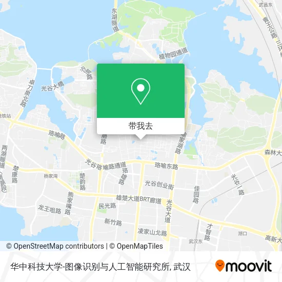 华中科技大学-图像识别与人工智能研究所地图