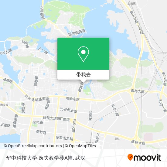 华中科技大学-逸夫教学楼A幢地图