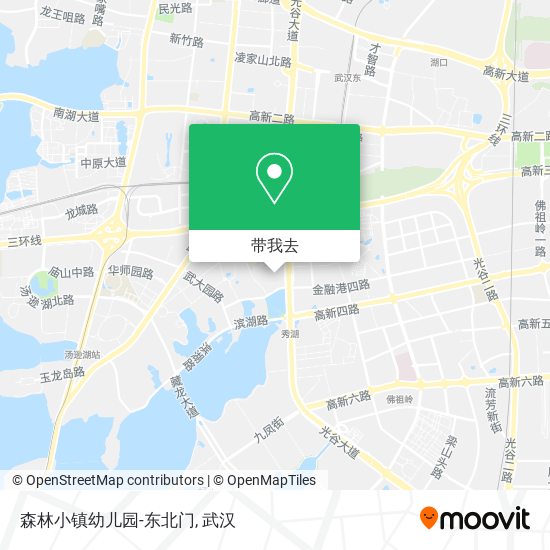 森林小镇幼儿园-东北门地图