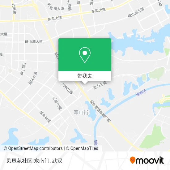 凤凰苑社区-东南门地图