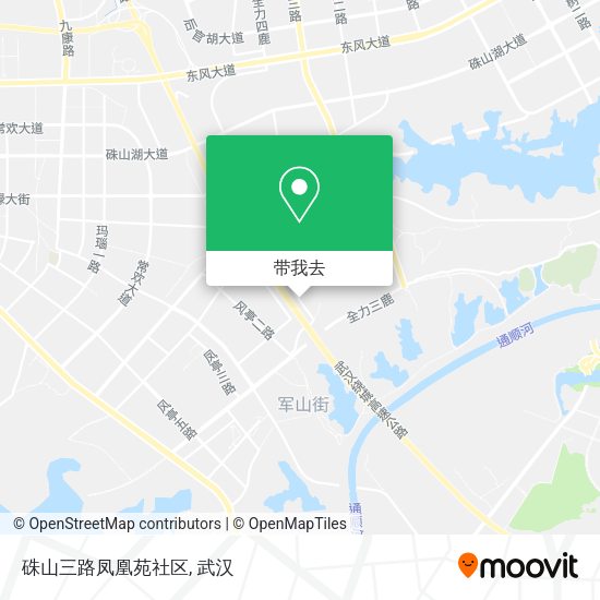 硃山三路凤凰苑社区地图
