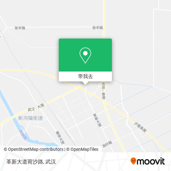 革新大道荷沙路地图