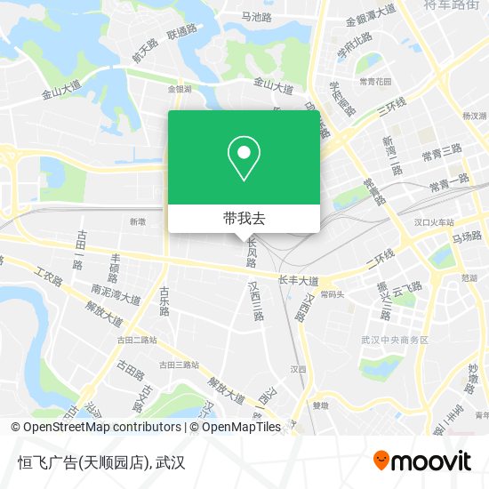 恒飞广告(天顺园店)地图