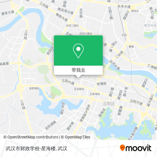 武汉市财政学校-星海楼地图