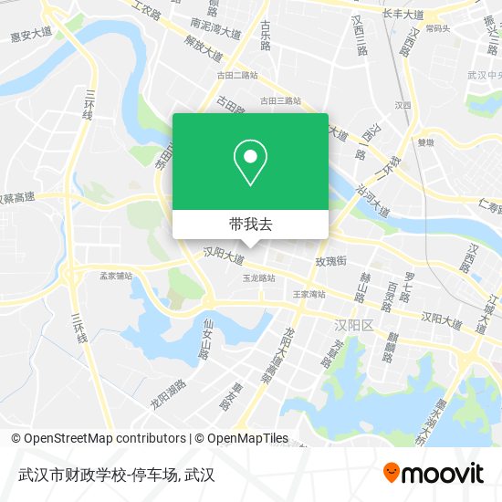武汉市财政学校-停车场地图
