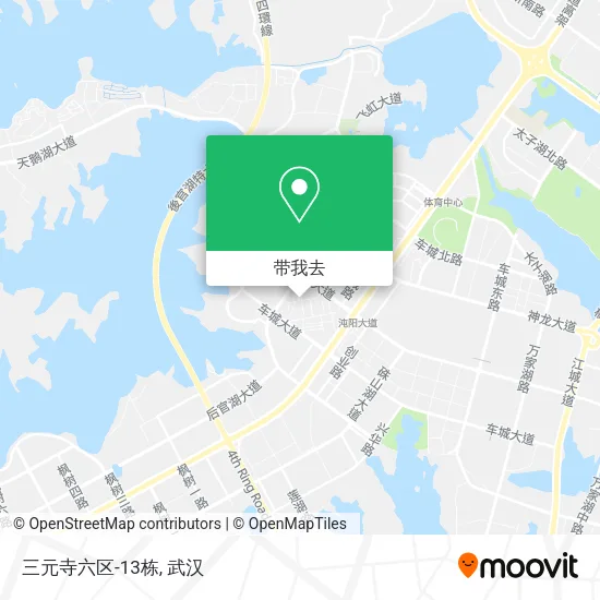 三元寺六区-13栋地图