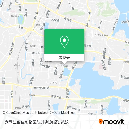宠颐生佰佳动物医院(书城路店)地图