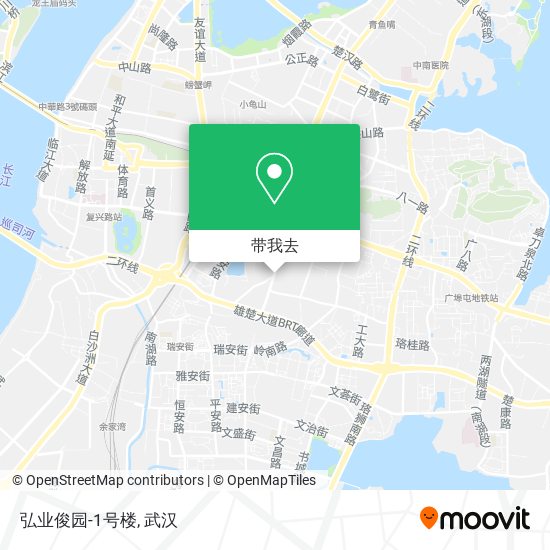 弘业俊园-1号楼地图