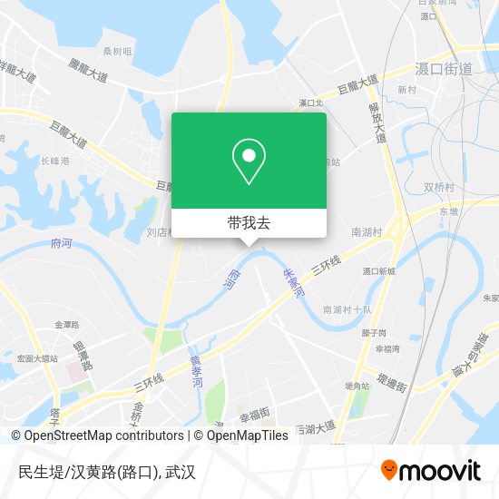 民生堤/汉黄路(路口)地图