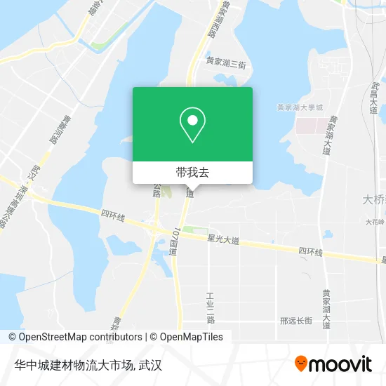 华中城建材物流大市场地图