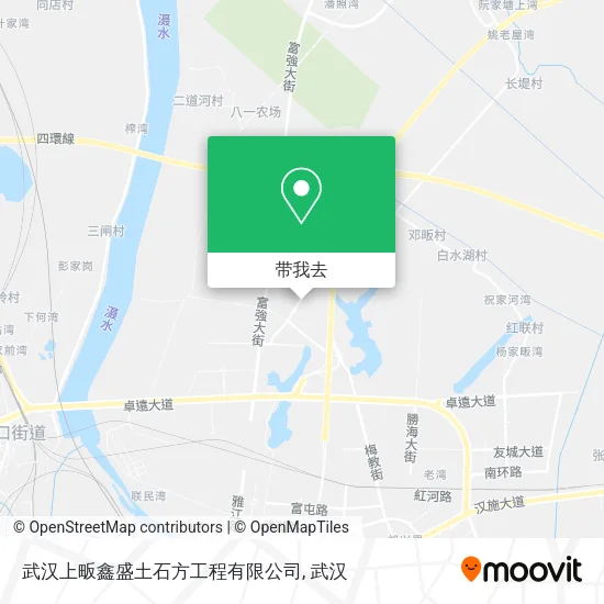 武汉上畈鑫盛土石方工程有限公司地图