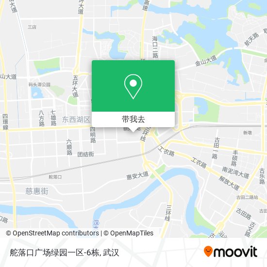 舵落口广场绿园一区-6栋地图