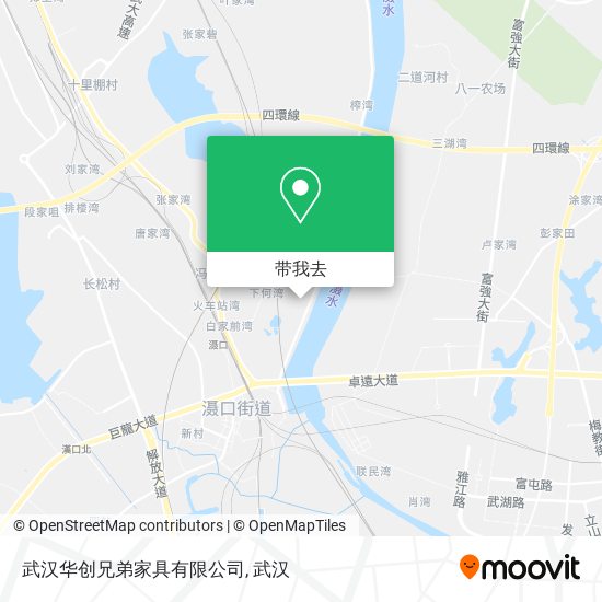 武汉华创兄弟家具有限公司地图