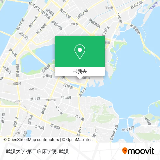 武汉大学-第二临床学院地图