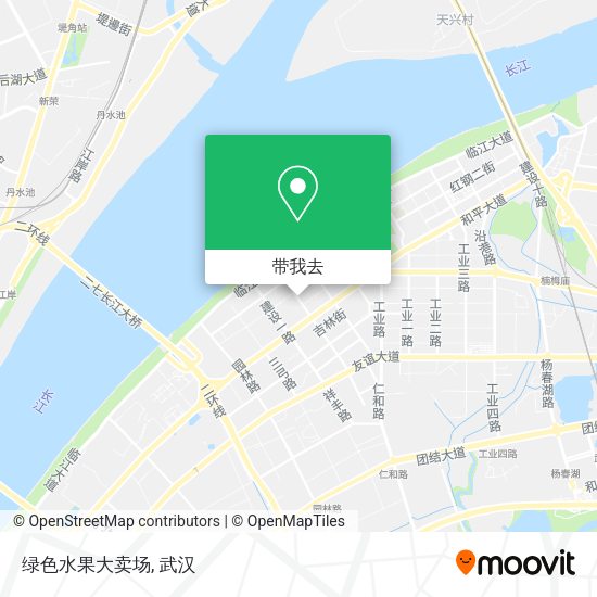 绿色水果大卖场地图