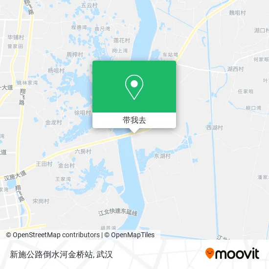 新施公路倒水河金桥站地图