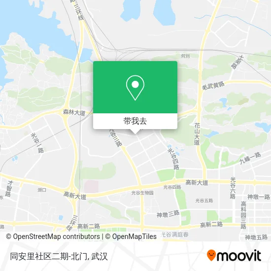 同安里社区二期-北门地图