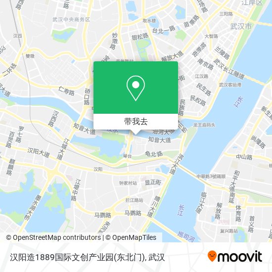汉阳造1889国际文创产业园(东北门)地图