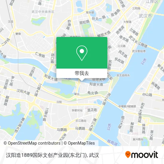 汉阳造1889国际文创产业园(东北门)地图
