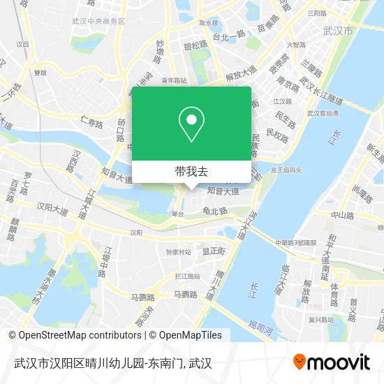 武汉市汉阳区晴川幼儿园-东南门地图
