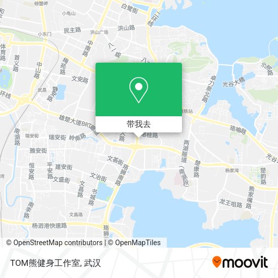 TOM熊健身工作室地图