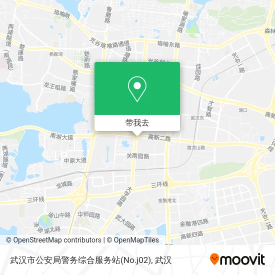 武汉市公安局警务综合服务站(No.j02)地图