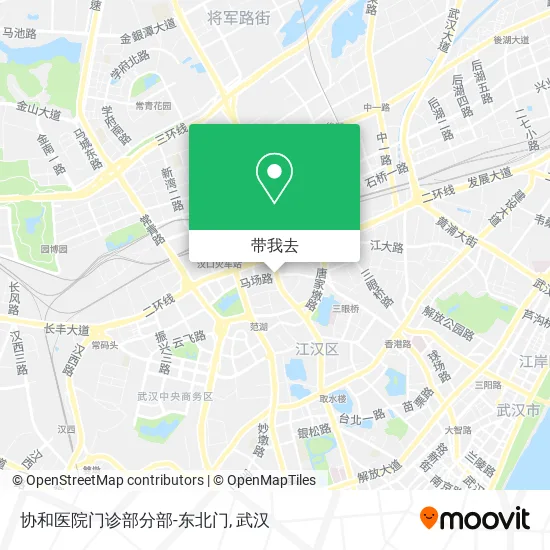 协和医院门诊部分部-东北门地图