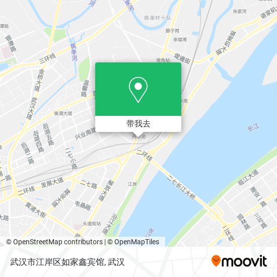 武汉市江岸区如家鑫宾馆地图