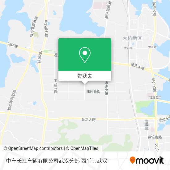 中车长江车辆有限公司武汉分部-西1门地图