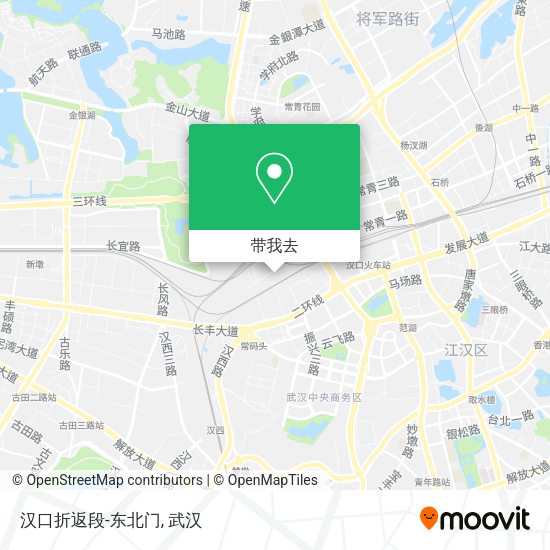 汉口折返段-东北门地图
