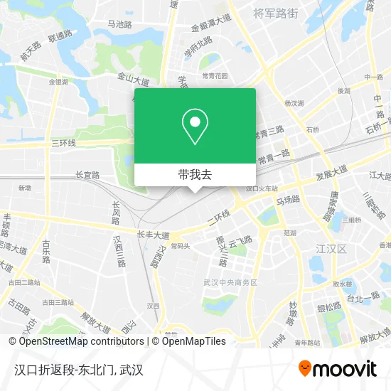 汉口折返段-东北门地图